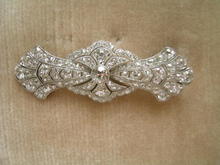 English Edwardian Diamond/platinum Brooch