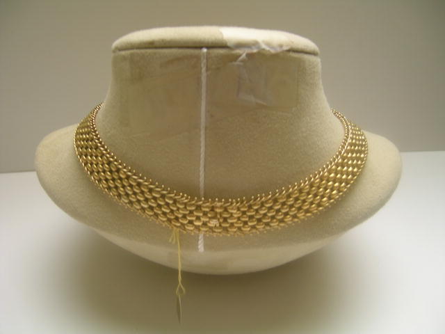 15 Ct. Victorian English Basketweave Necklace