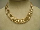 15 Ct. Victorian English Basketweave Necklace