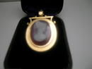 Vict. 15 Ct. Gold Hard Stone Cameo Pendant
