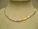 !8 Ct. Gold and Platinum English Necklace