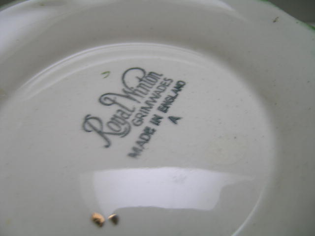 Royal Winton Dark Green Pastel Bowl