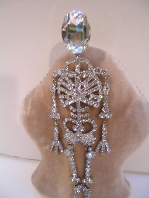 Butler and Wilson Large Skeleton Brooch