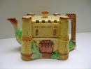Strainer Square Castle Teapot with Towers