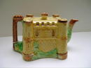 Strainer Square Castle Teapot with Towers