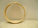 Celluloid Black and Beige Deco Celluloid Bangle