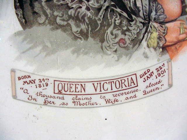Commemorative: Queen Victoria Memorial Plate