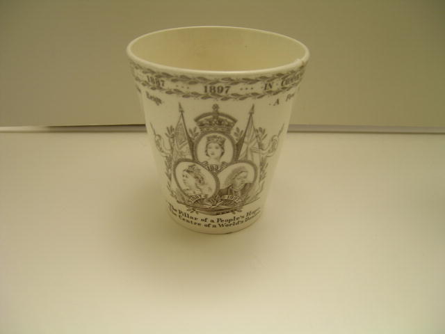 Commemmorative Beaker Honoring Queen Victoria's
