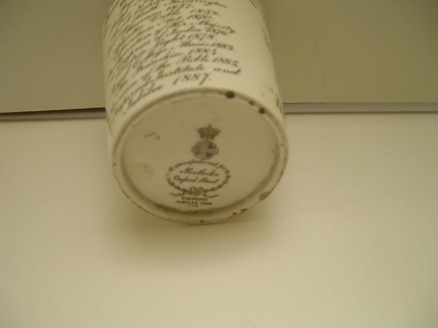 Commemmorative Beaker Honoring Queen Victoria's