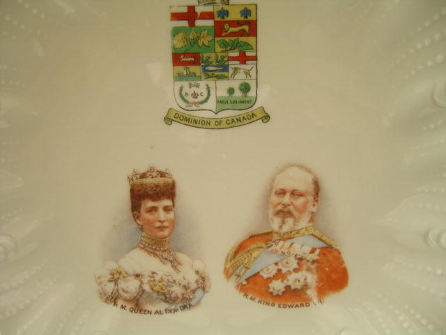Commemorrative Plate King Edward : Dominion of