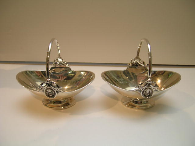 Early Gorham Sterling Silver Sweet Baskets