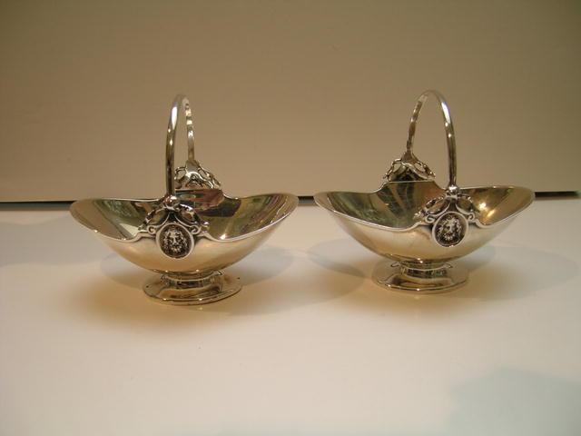 Early Gorham Sterling Silver Sweet Baskets