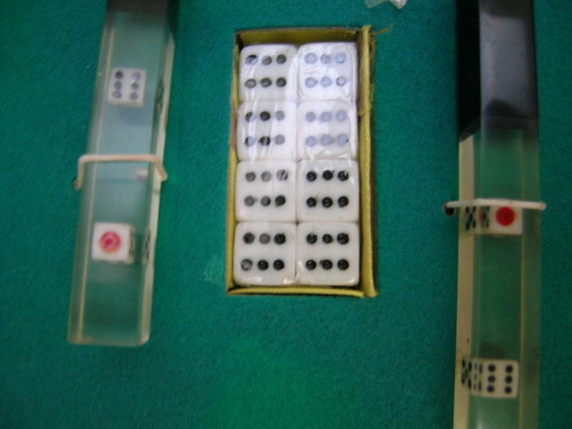 English Deco Dice Bar Set