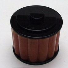 Bakelite Black and Orange Ribbed Deco Box