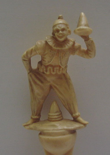 Celluloid Clown Carved Letter Opener