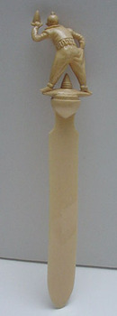 Celluloid Clown Carved Letter Opener