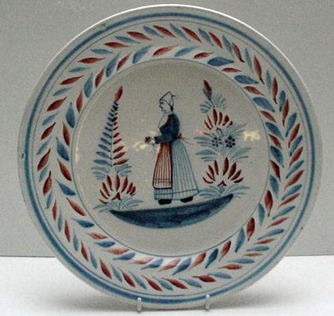 Quimper Early Large Plate
