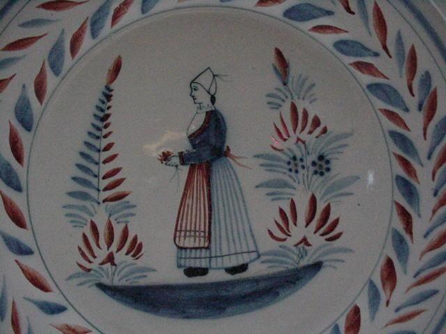 Quimper Early Large Plate