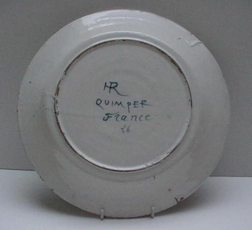 Quimper Early Large Plate