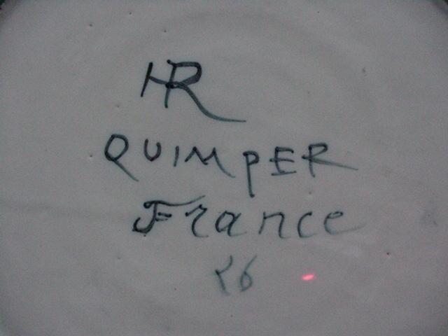 Quimper Early Large Plate