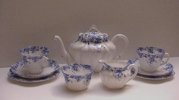 Shelley Bone China Dainty Tea For Two with