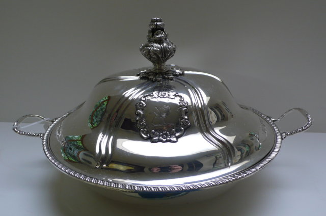 George III Sterling Silver Covered Dish London
