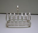 English Sterling Silver Toast Rack 1937