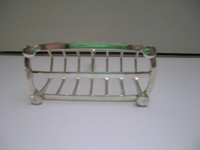 English Sterling Silver Toast Rack 1937