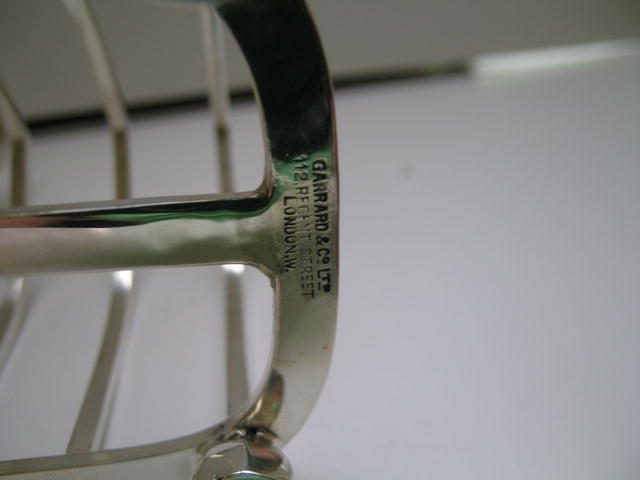 English Sterling Silver Toast Rack 1937