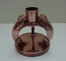 Dutch Copper Arts and Crafts Chamberstick
