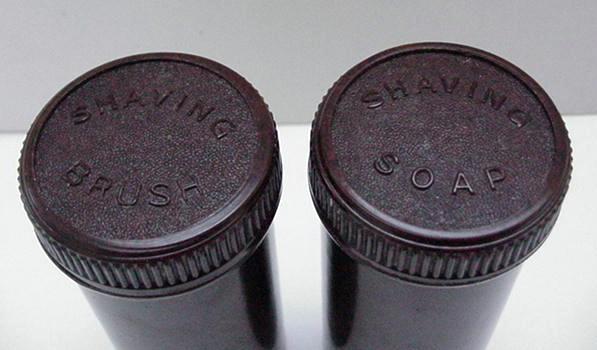 Bakelite English Set of Shaving Bursh and Shaving Soap