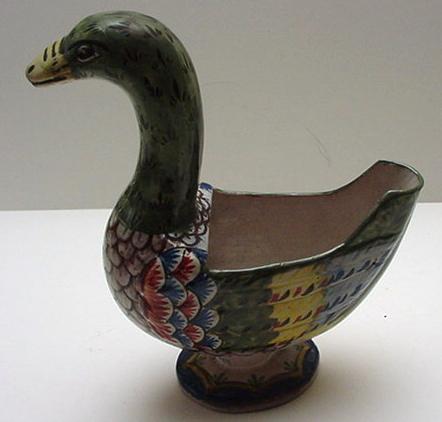 Quimper: Grand Maison Goose Vase