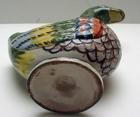 Quimper: Grand Maison Goose Vase