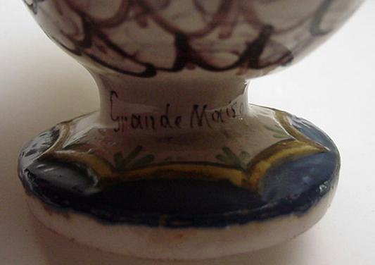 Quimper: Grand Maison Goose Vase