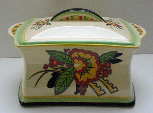 Royal Winton Deco Biscuit Barrel