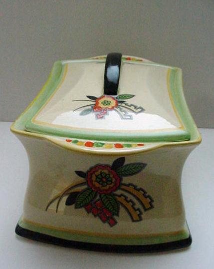Royal Winton Deco Biscuit Barrel