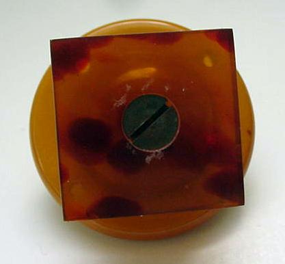 Bakelite Vintage Bridge Globe Pencil Holder