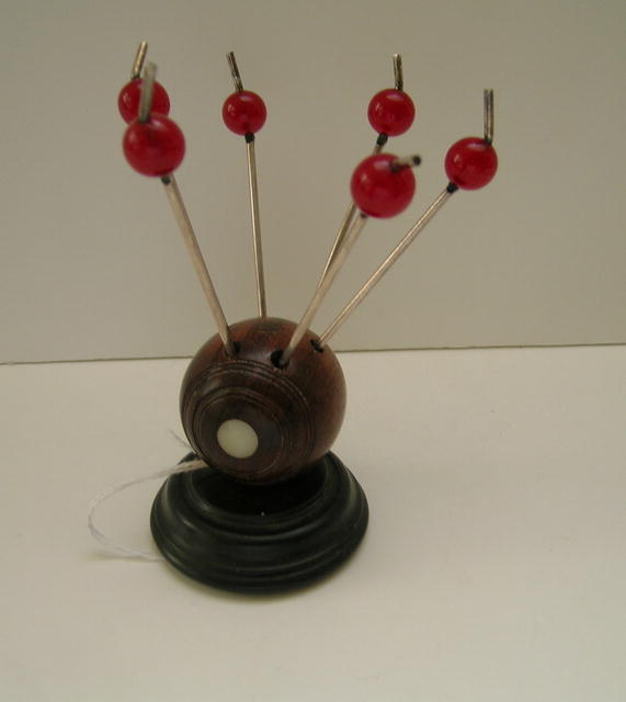 Bakelite English Cocktail Fork Set