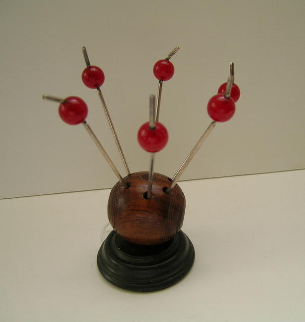 Bakelite English Cocktail Fork Set