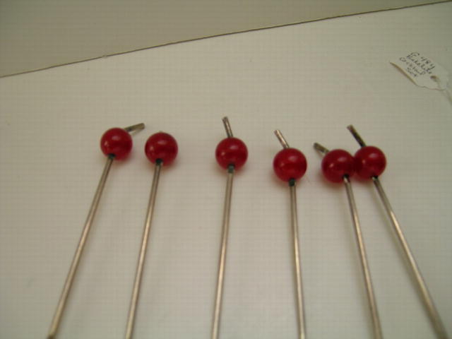 Bakelite English Cocktail Fork Set
