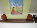 Pair of English Deco Bakelite and Wood Frames