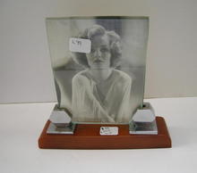 Bakelite and Chrome Deco English Picture Frame