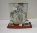 Bakelite and Chrome Deco English Picture Frame