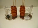 Bakelite and Chrome Set of Dog Toothpick