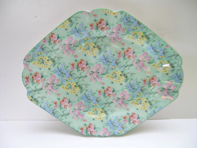 Shelley Melody Chintz Serving Platter