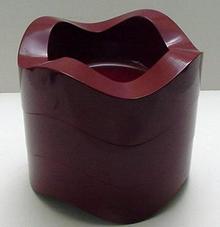 Bakelite German set of 3 Ashtrays