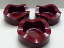 Bakelite German set of 3 Ashtrays