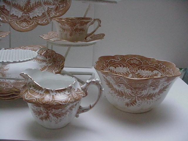 Wileman-Shelley Fern Empire 21 Piece Teaset