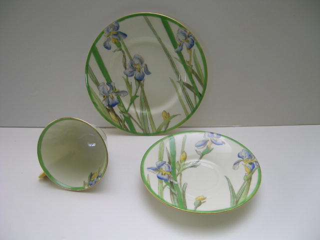 Royal Doulton Bone China Flower Handle Iris