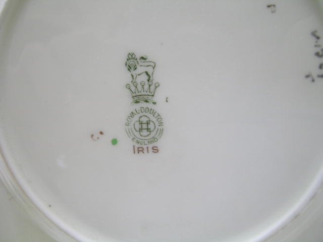 Royal Doulton Bone China Flower Handle Iris